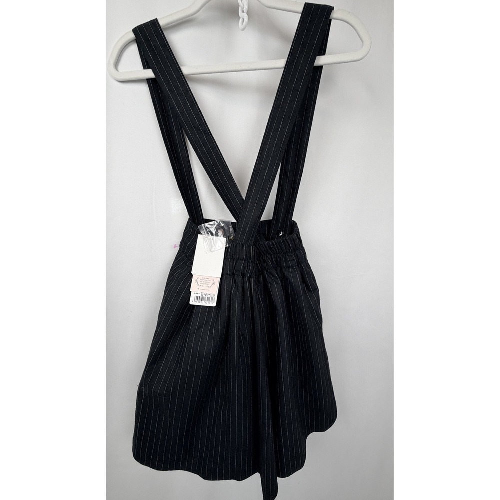 Majestic Legon NWT Pinstripe Suspender Skort Wool Blend Japanese J Fashion - Picture 2 of 9
